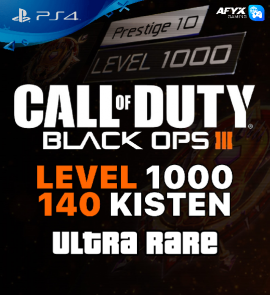 CoD Black Ops 3 Multiplayer +  140 Kisten + Zombie Ultimate Unlock All