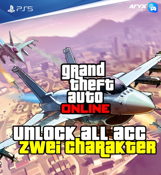 PS5 – GTA UNLOCK ALL FERTIGER ACCOUNT MIT 2 CHARAKTER