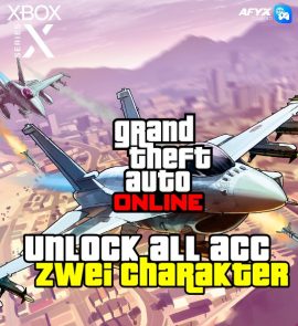 XB1 / X SERIES – GTA UNLOCK ALL FERTIGER ACCOUNT MIT 2 CHARAKTER