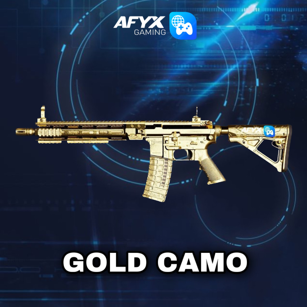 CoD MW2 / MW3 / Warzone 3 Gold Tarnung Camo