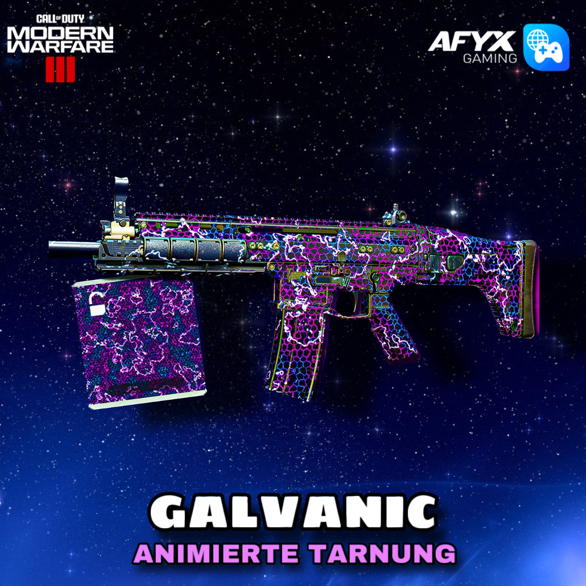 CoD MW2 / MW3 / Warzone 3 Galvanic Tarnung Camo