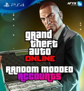 GTA V Online Random Modded Accounts PS4