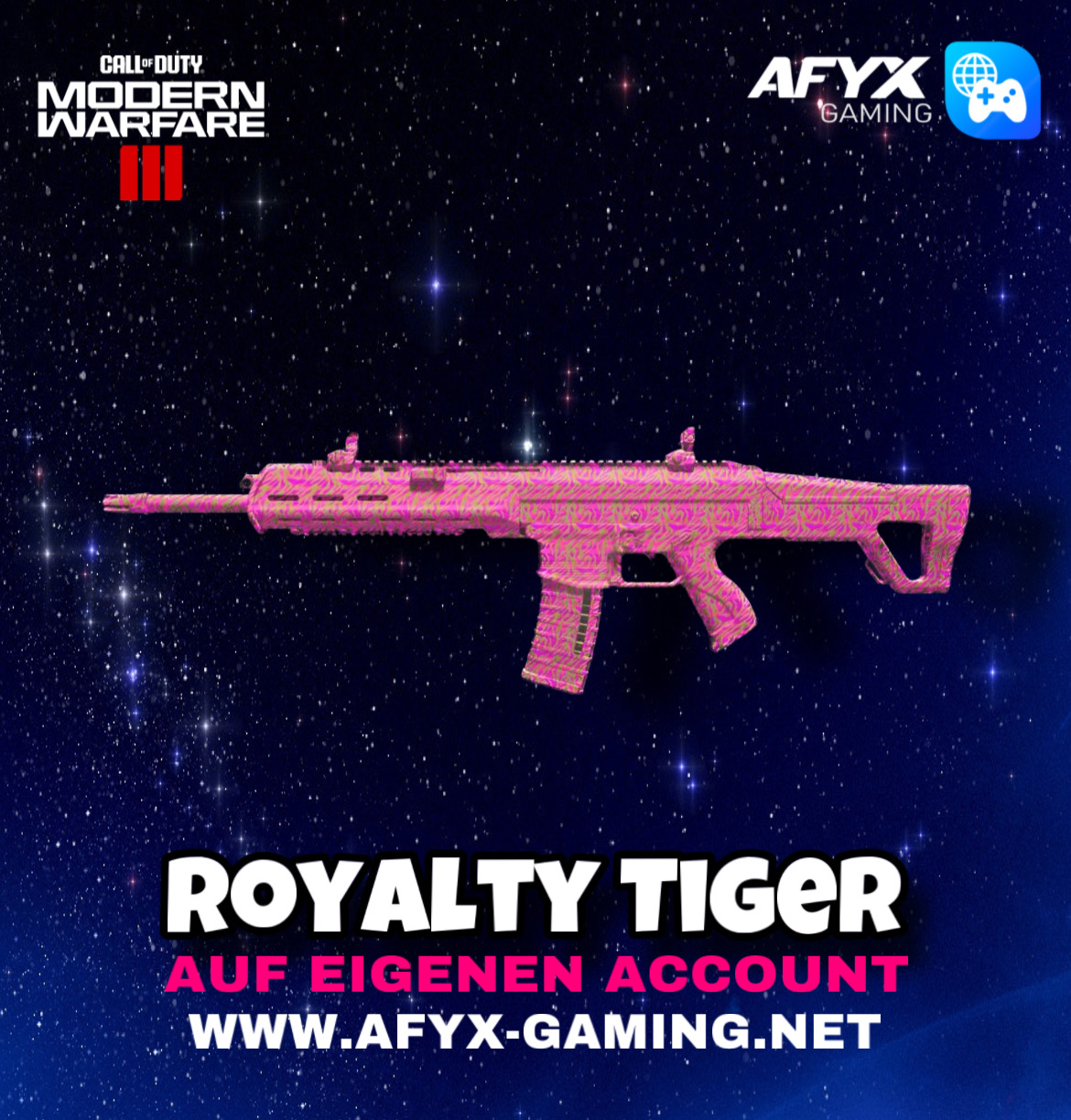 CoD MW3 / Warzone 3 Royalty Tiger Tarnung Camo