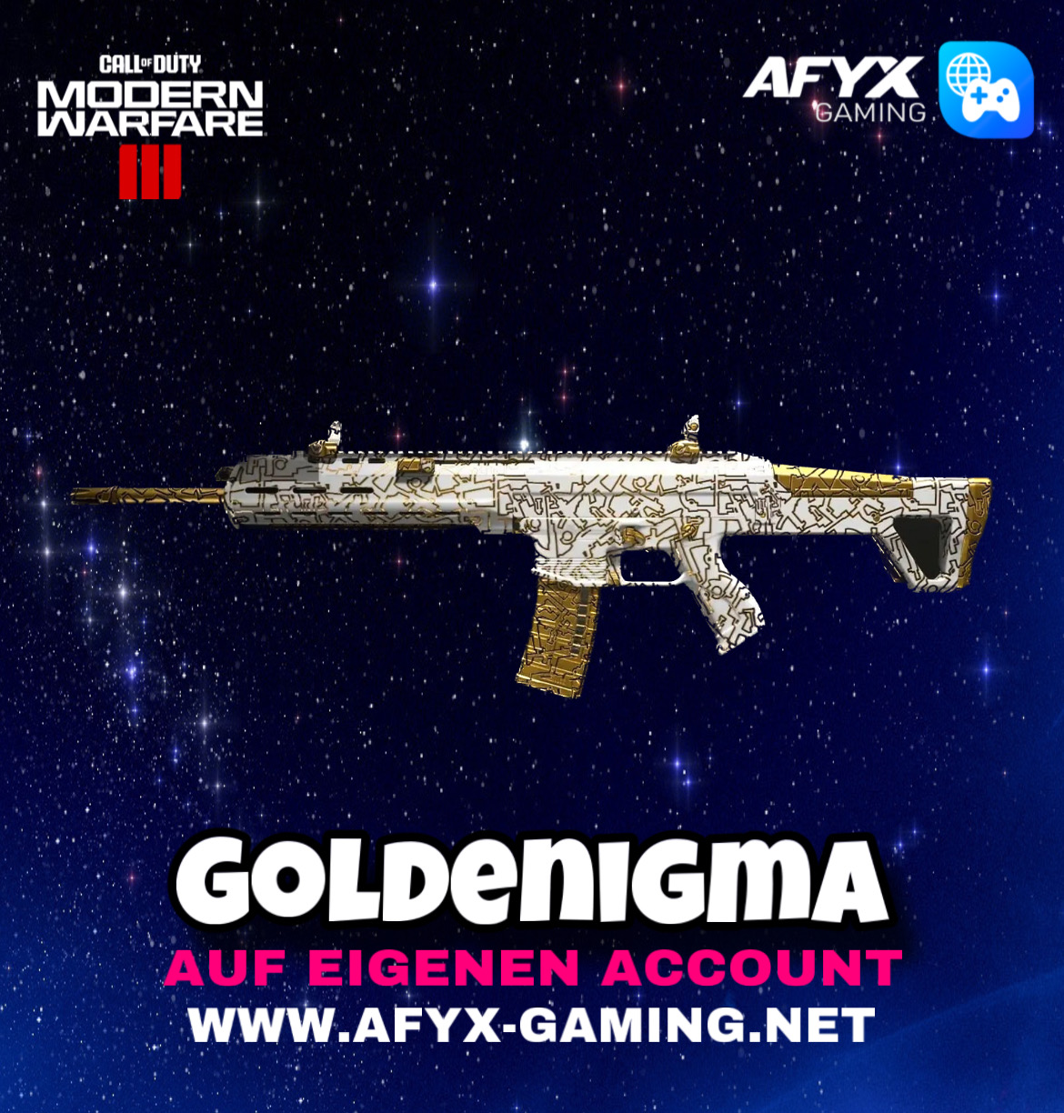 CoD MW3 / Warzone 3 Goldenigma Tarnung Camo