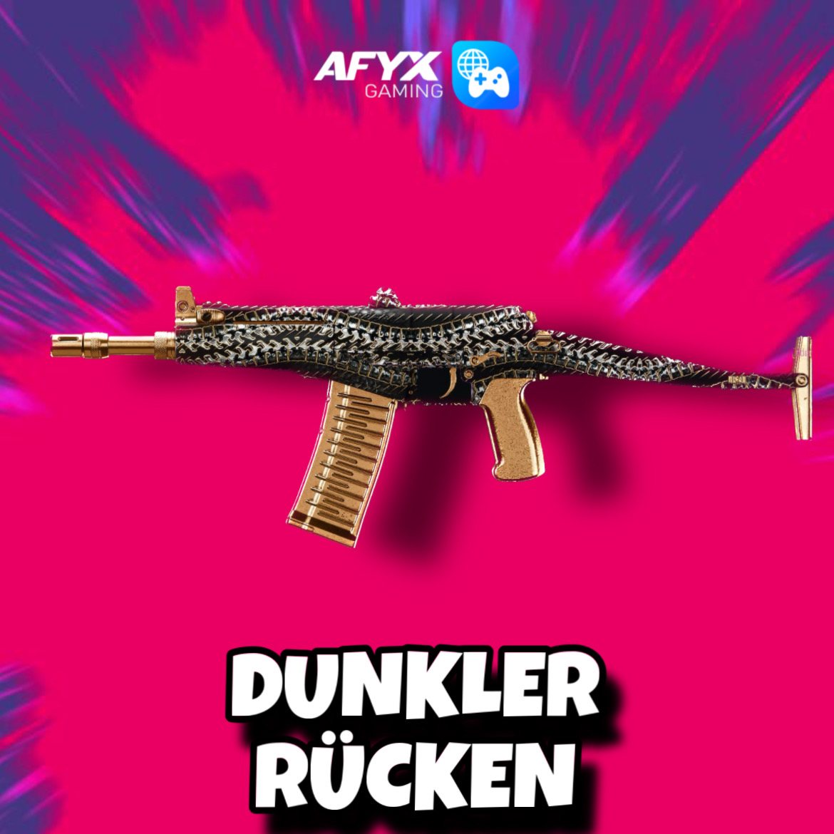 COD BO6 DUNKLER RÜCKEN TARNUNG CAMO